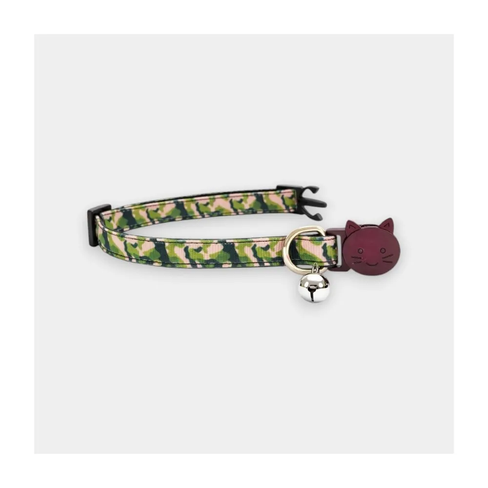 Cat Collar Army print (Accessories)