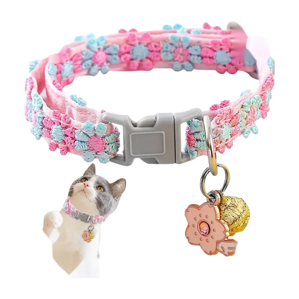 Cat Collar Flower print (Accessories)