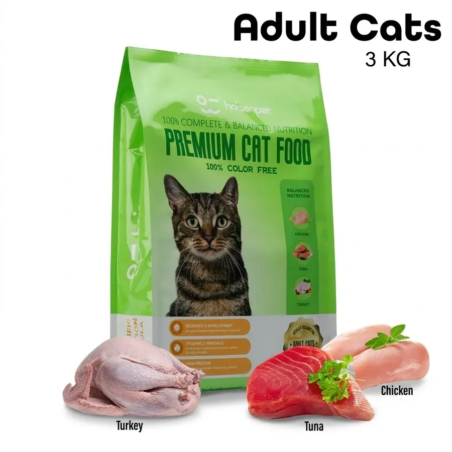 Haisenpet Chicken, Tuna & Turkey (Dry) 3kg