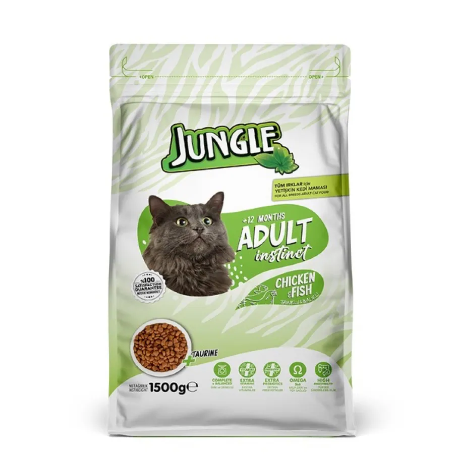 Jungle Adult Chicken and Fish (Dry) 1.5kg