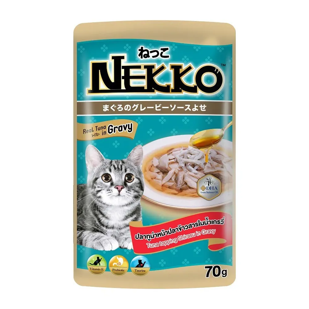 Nekko TUNA TOPPING SHIRASU (Gravy) 70g