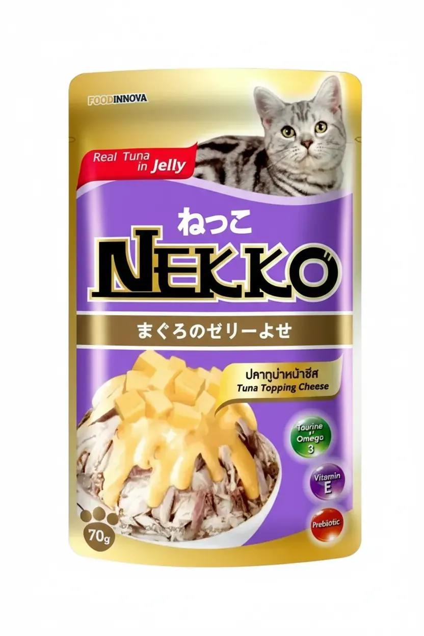 Nekko Tuna Topping Cheese in jelly (Jelly) 70g