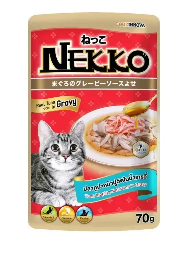 Nekko Tuna Topping Kanikama (Gravy) 70g