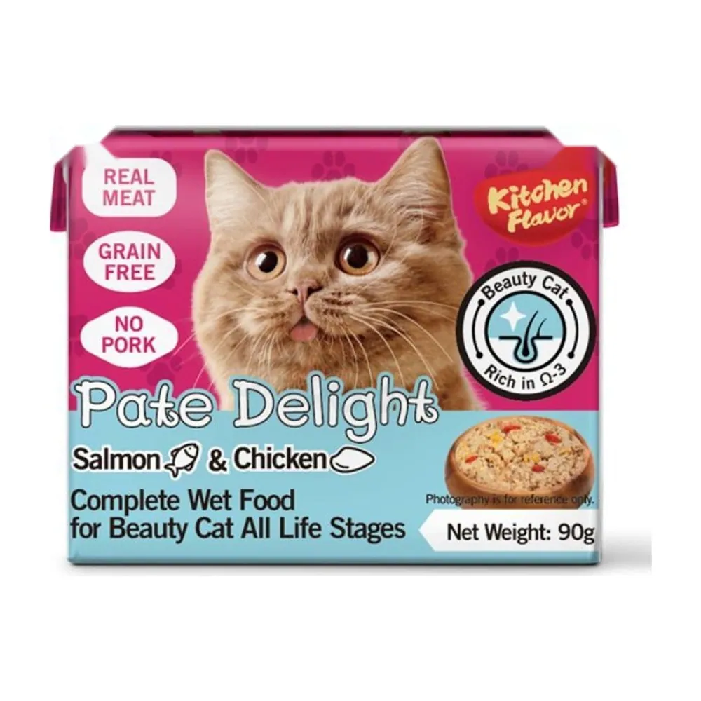 kitchen Flavours Salmon & Chicken All Life Stage (Pet Delight) 90g