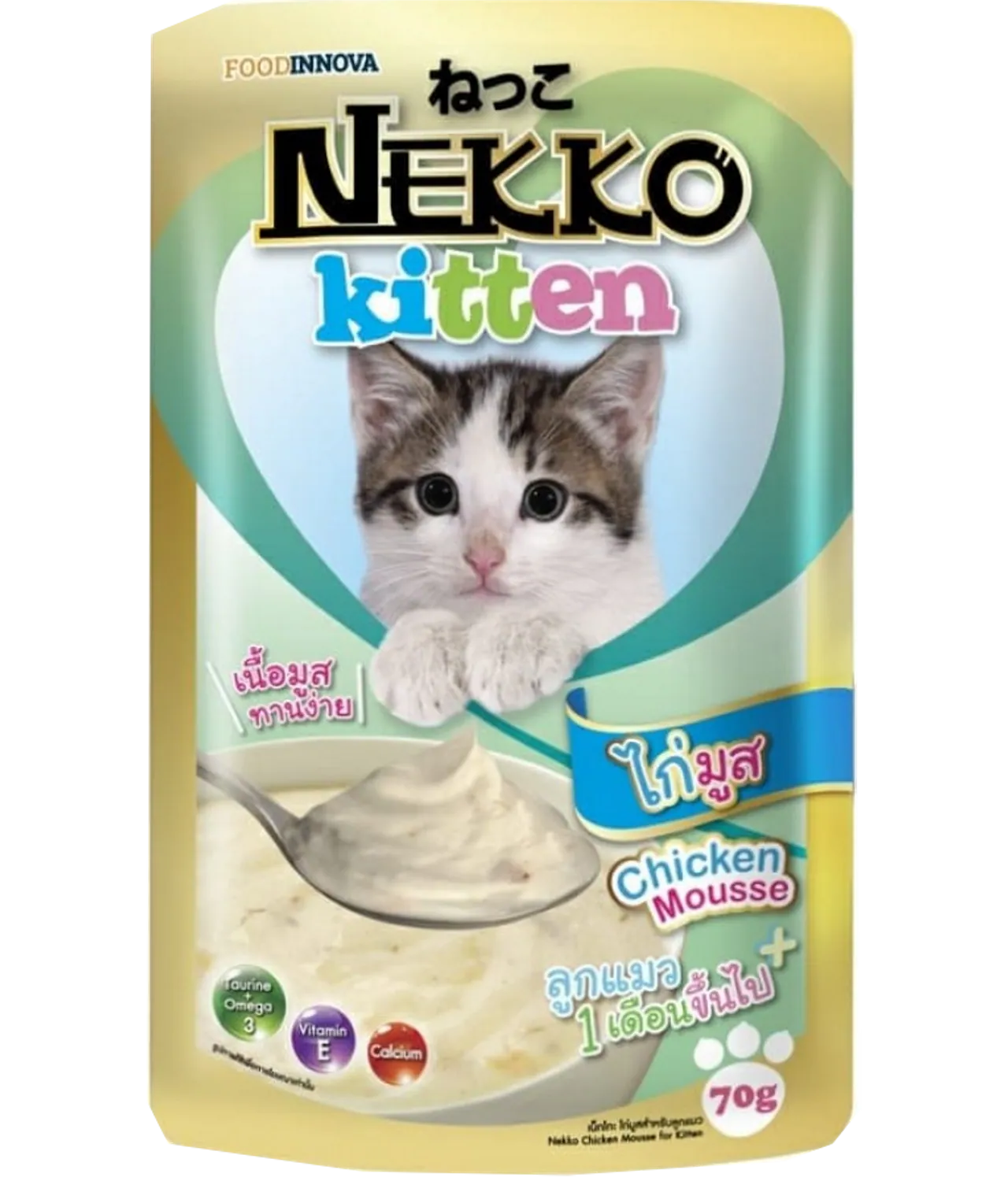 Nekko Kitten CHICKEN MOUSSE (Mousse) 70g